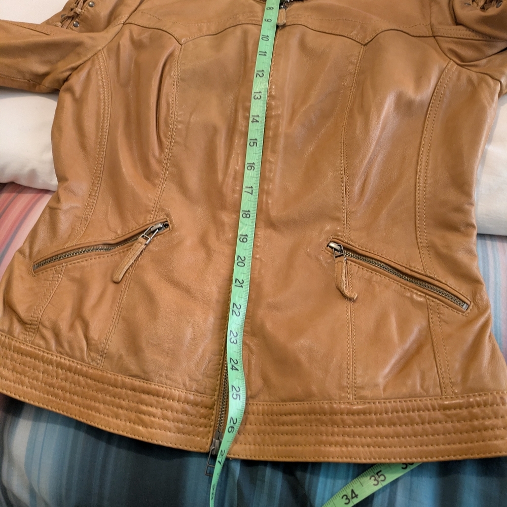 NWOT Scully Leather Jacket Size M - Picture 5 of 7